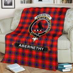 Abernethy Family Tartan Crest Blankets