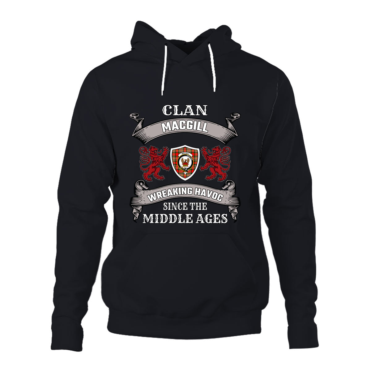 MacGill Family Tartan - 2D Unisex Hoodie