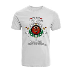 Adair Tartan Crest T-shirt - I'm not yelling style