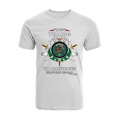 Armstrong Tartan Crest T-shirt - I'm not yelling style