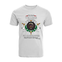 MacBrayne Tartan Crest T-shirt - I'm not yelling style