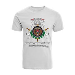 MacNaughton Tartan Crest T-shirt - I'm not yelling style