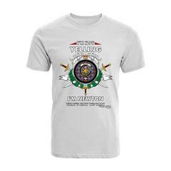 Newton Tartan Crest T-shirt - I'm not yelling style