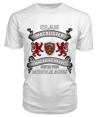 MacAlister Family Tartan - 2D T-shirt