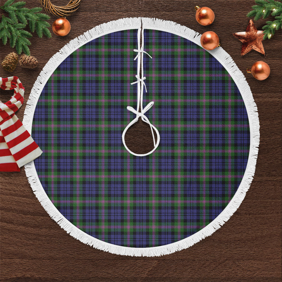 Baird Modern Tartan Christmas Tree Skirt