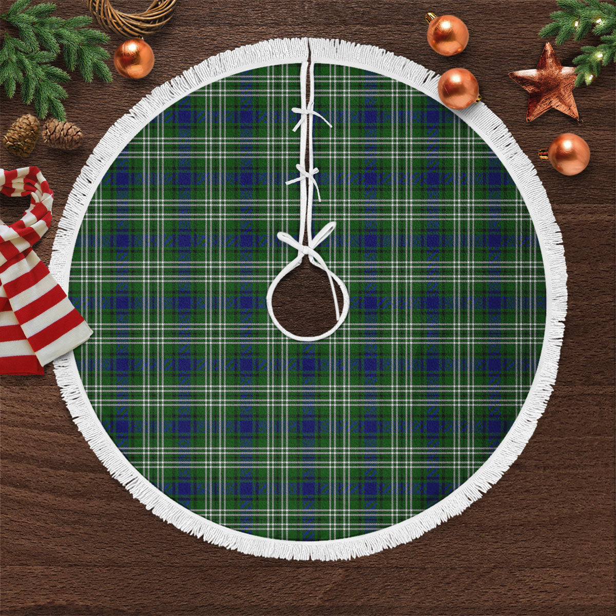 Blackadder Tartan Christmas Tree Skirt