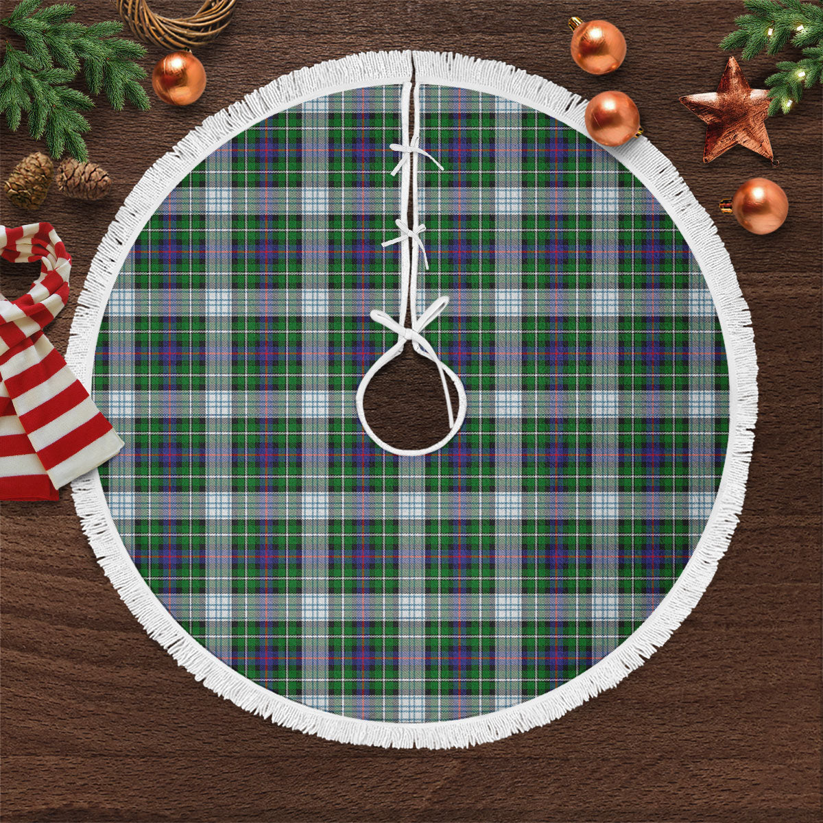 MacKenzie Dress Modern Tartan Christmas Tree Skirt