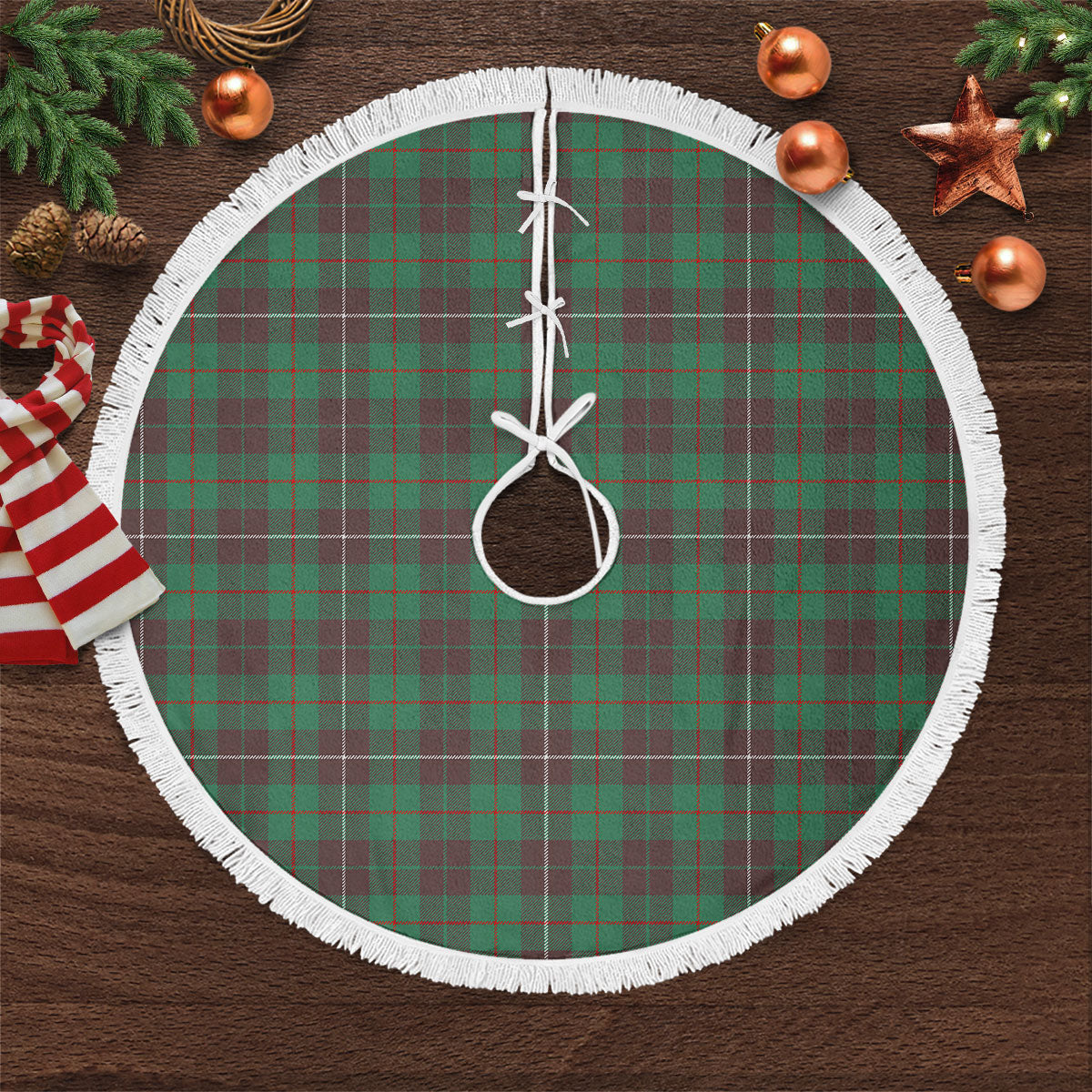 MacKinnon Hunting Ancient Tartan Christmas Tree Skirt