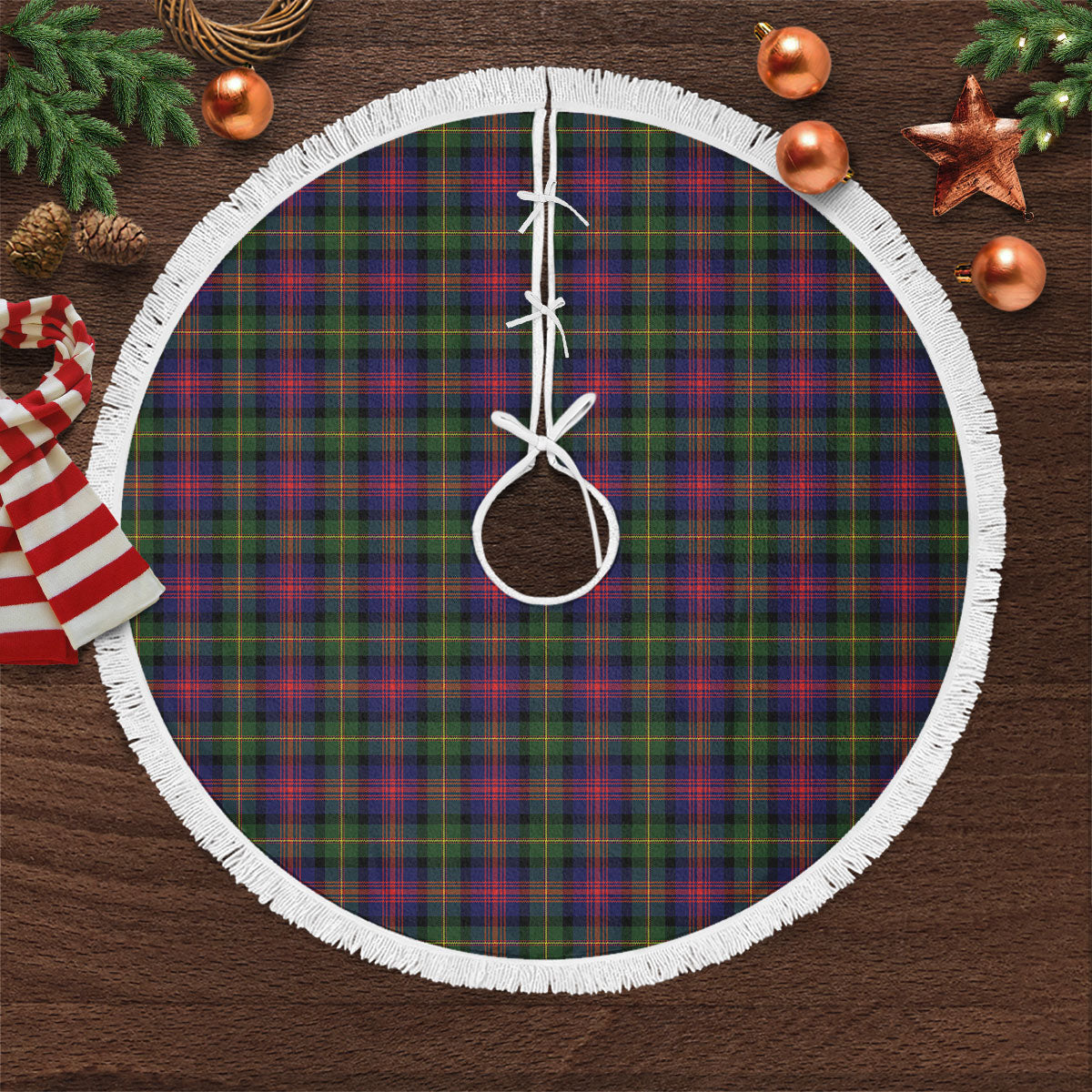 MacLennan Modern Tartan Christmas Tree Skirt