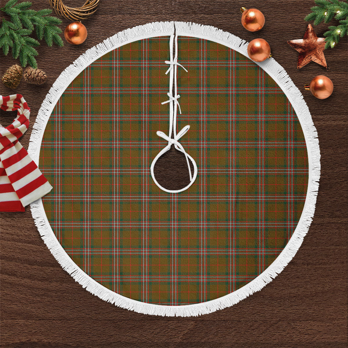 Scott Brown Modern Tartan Christmas Tree Skirt