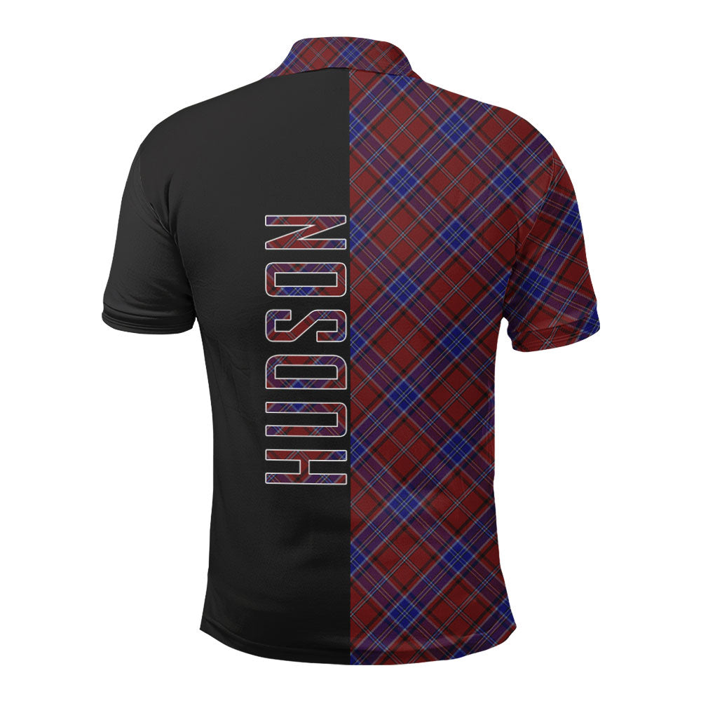 Hudson Tartan Polo Shirt Half of Me - Cross Style