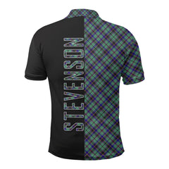 Stevenson Tartan Polo Shirt Half of Me - Cross Style - Adult/Kid