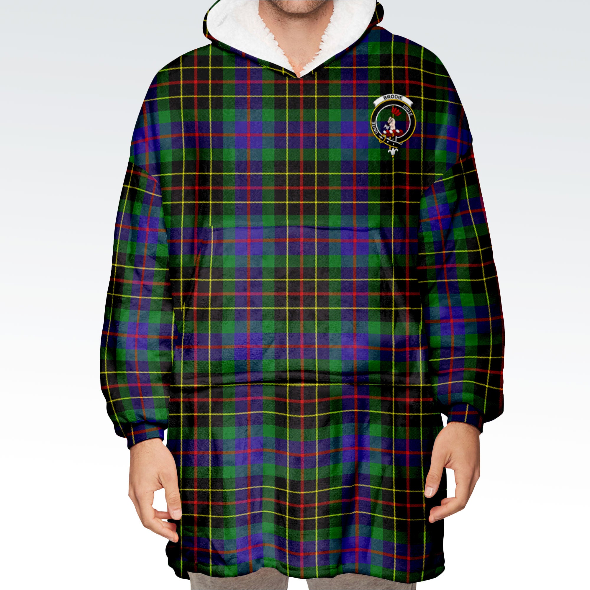 Brodie Hunting Modern Tartan Hoodie Blanket