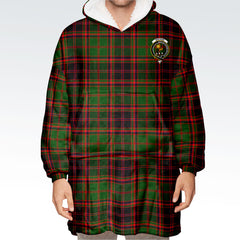 Bruce Modern Tartan Hoodie Blanket