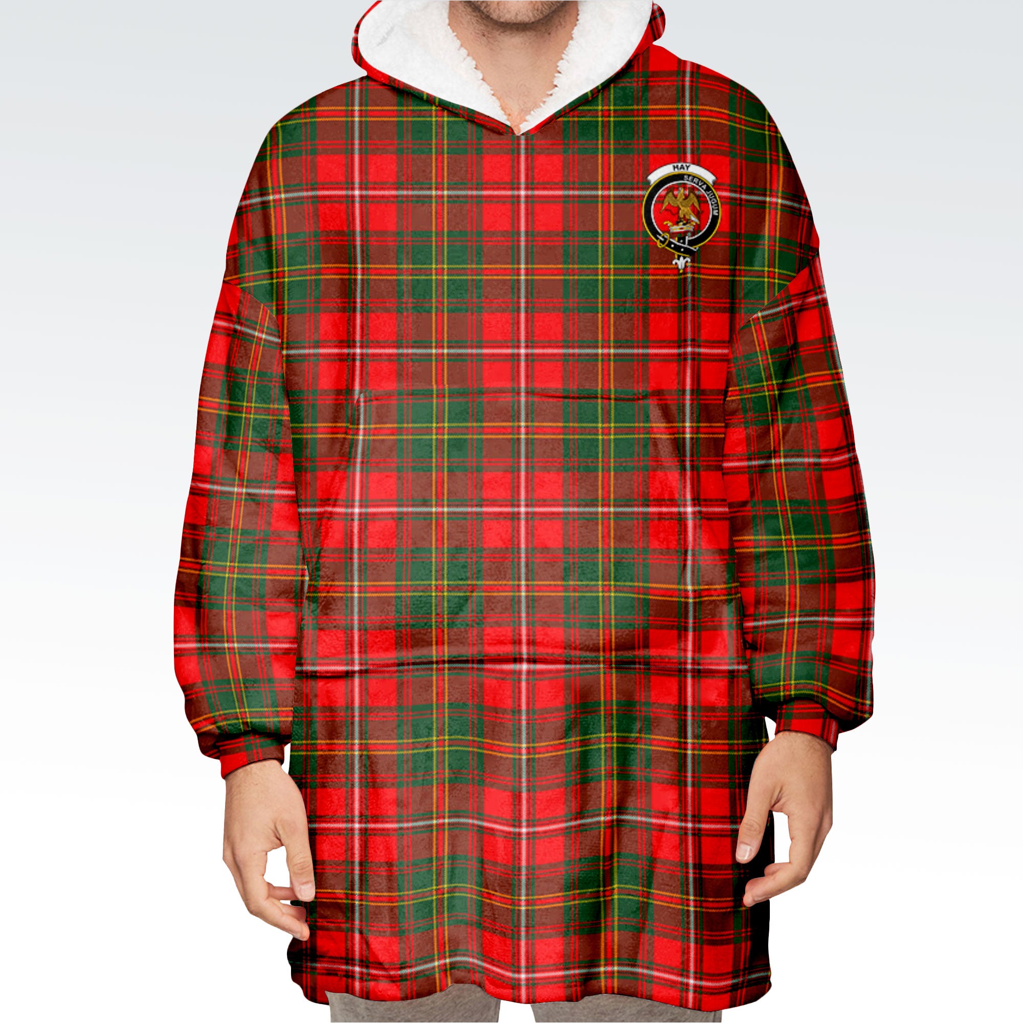 Hay Modern Tartan Hoodie Blanket