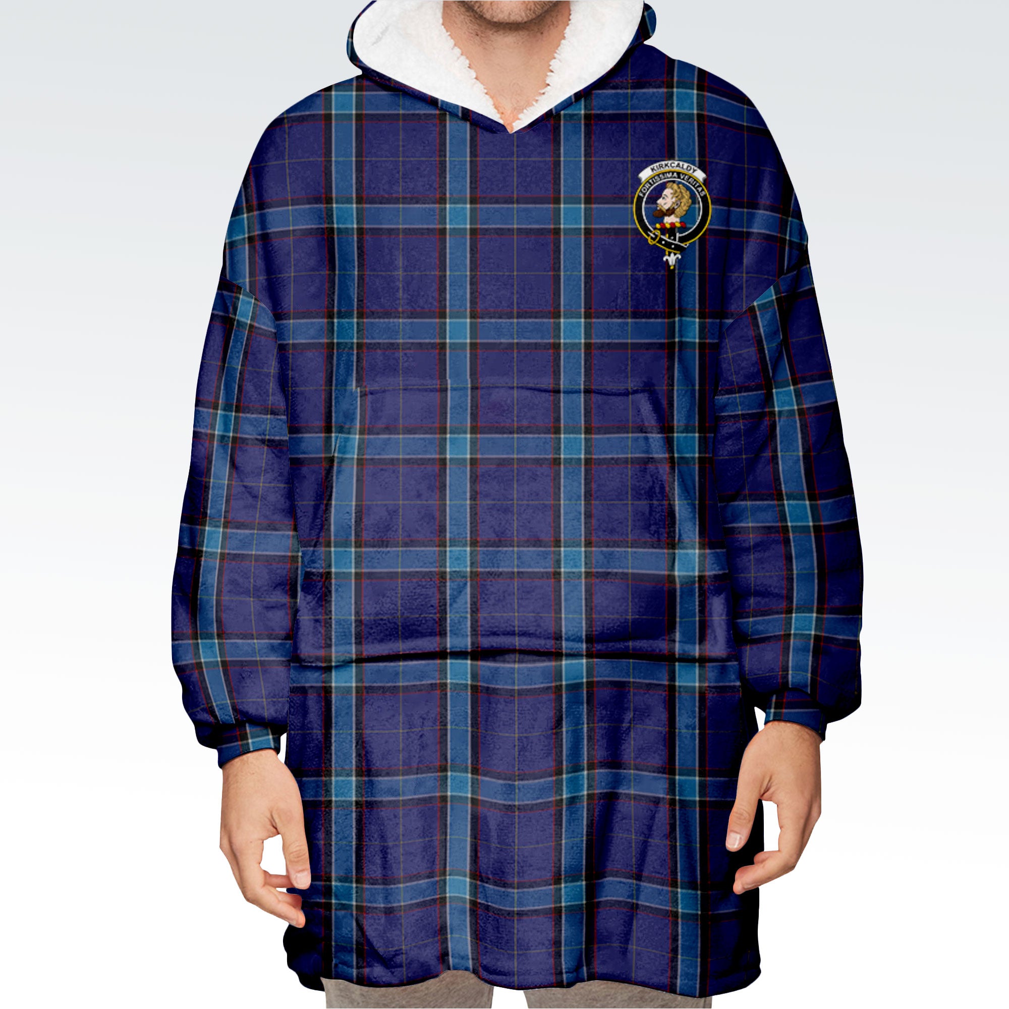 Kirkcaldy Tartan Hoodie Blanket