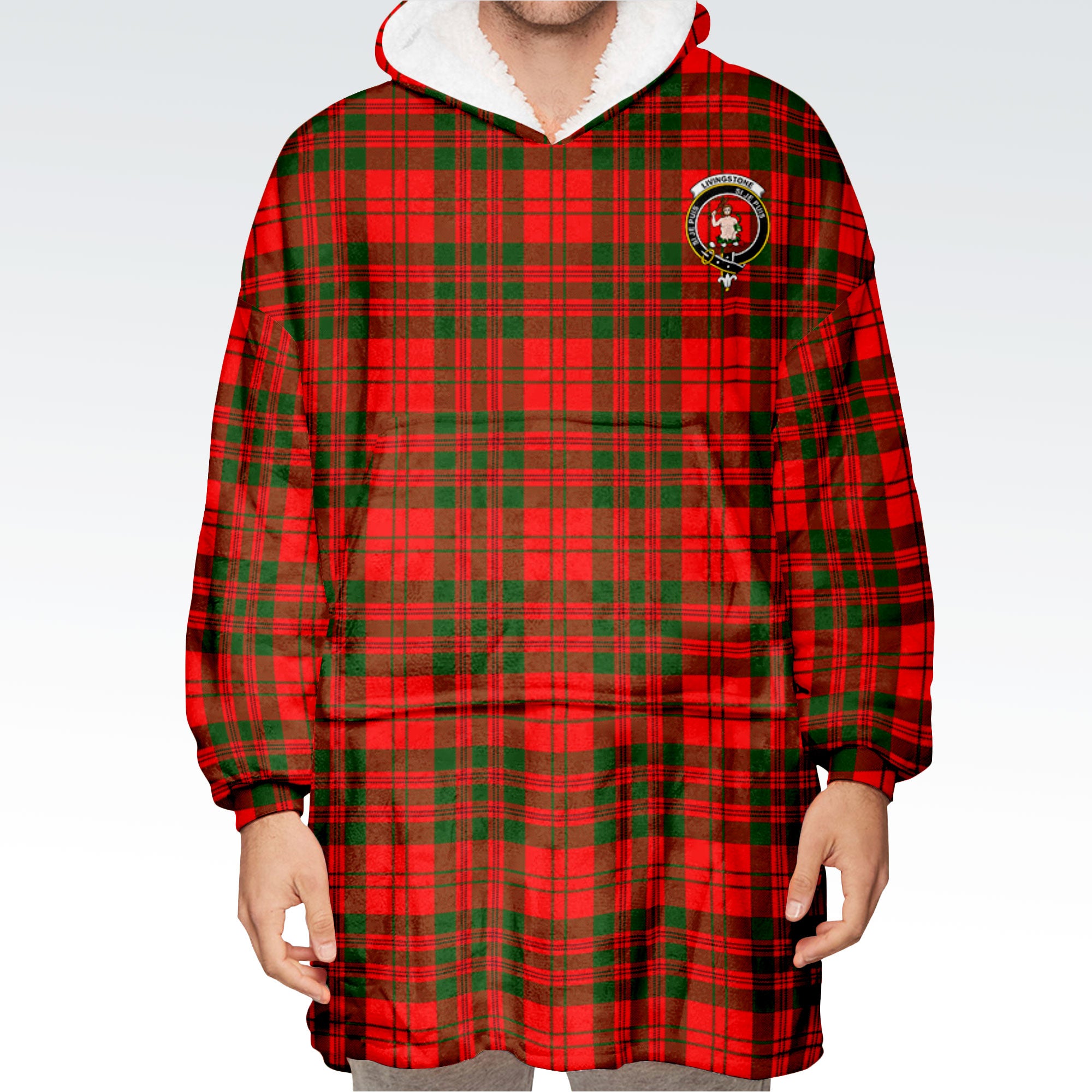 Livingstone Tartan Hoodie Blanket