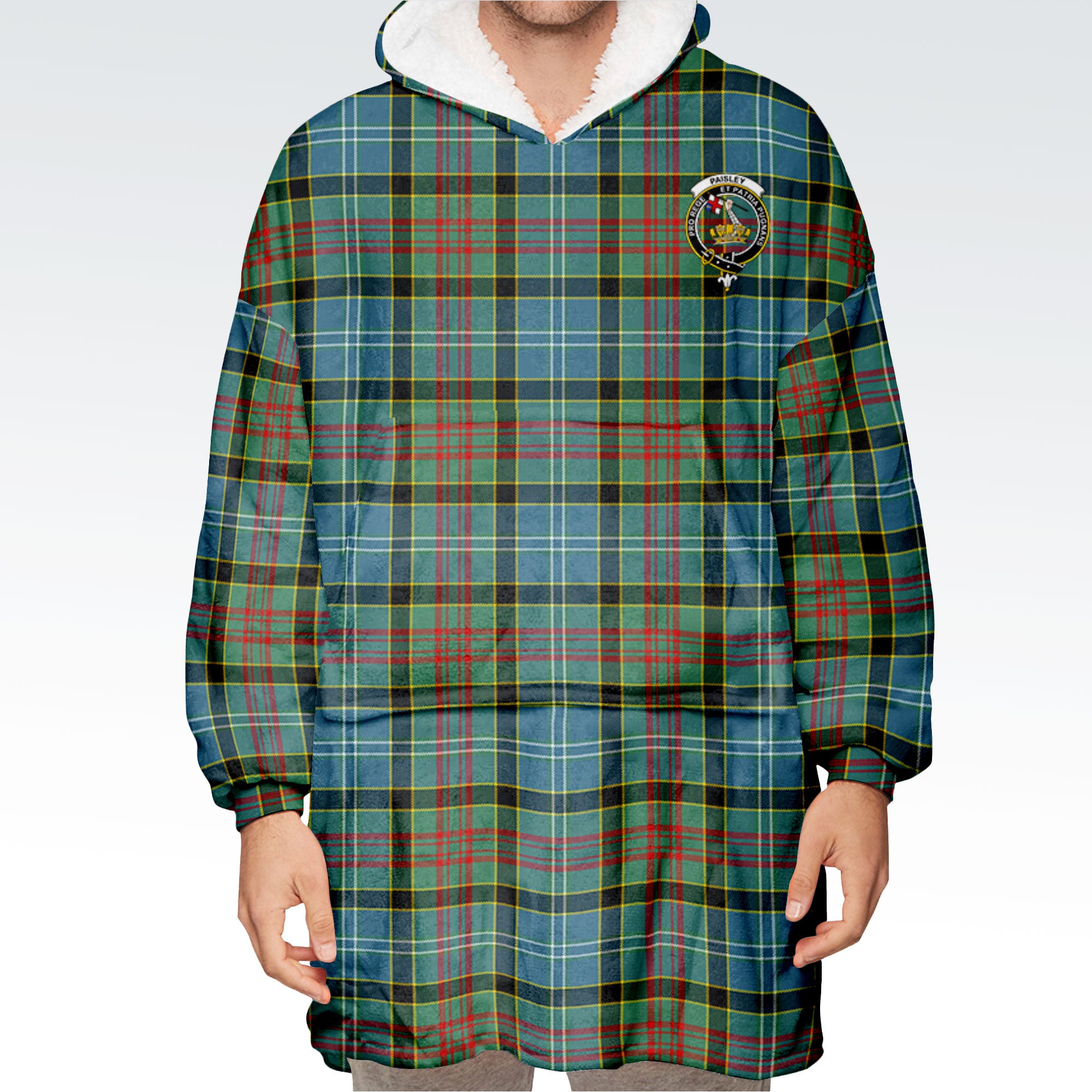 Paisley District Tartan Hoodie Blanket