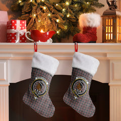 Borthwick Ancient Tartan Crest Christmas Stocking