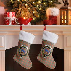 Bruce Ancient Tartan Crest Christmas Stocking