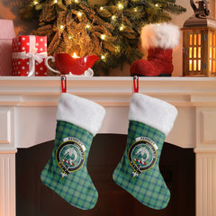 Kennedy Ancient Tartan Crest Christmas Stocking