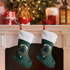 MacKie Tartan Crest Christmas Stocking