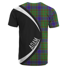 Adam Tartan Crest T-shirt - Circle Style