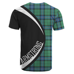 Armstrong Ancient Tartan Crest T-shirt - Circle Style