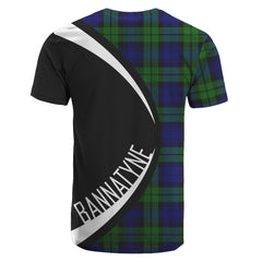 Bannatyne Tartan Crest T-shirt - Circle Style