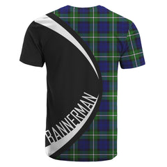 Bannerman Tartan Crest T-shirt - Circle Style