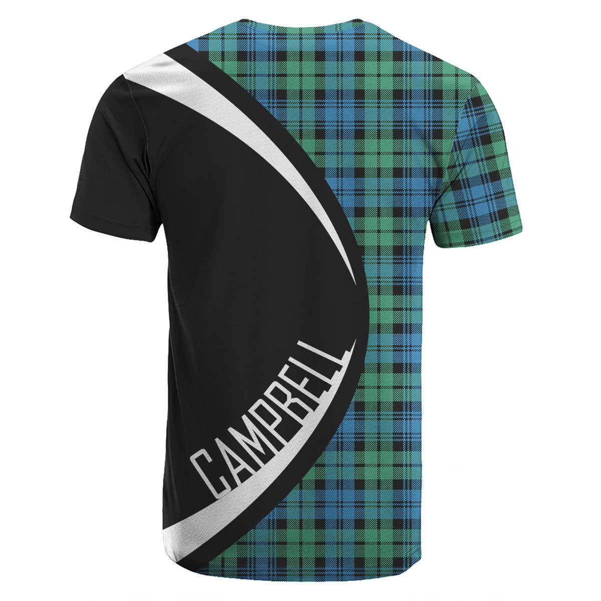 Campbell Ancient 01 Tartan Crest T-shirt - Circle Style