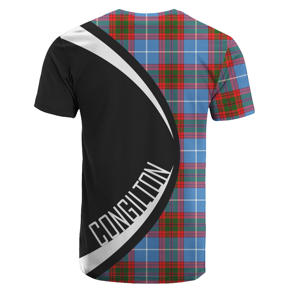 Congilton Tartan Crest T-shirt - Circle Style