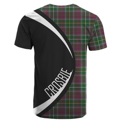 Crosbie (or Crosby) Tartan Crest T-shirt - Circle Style