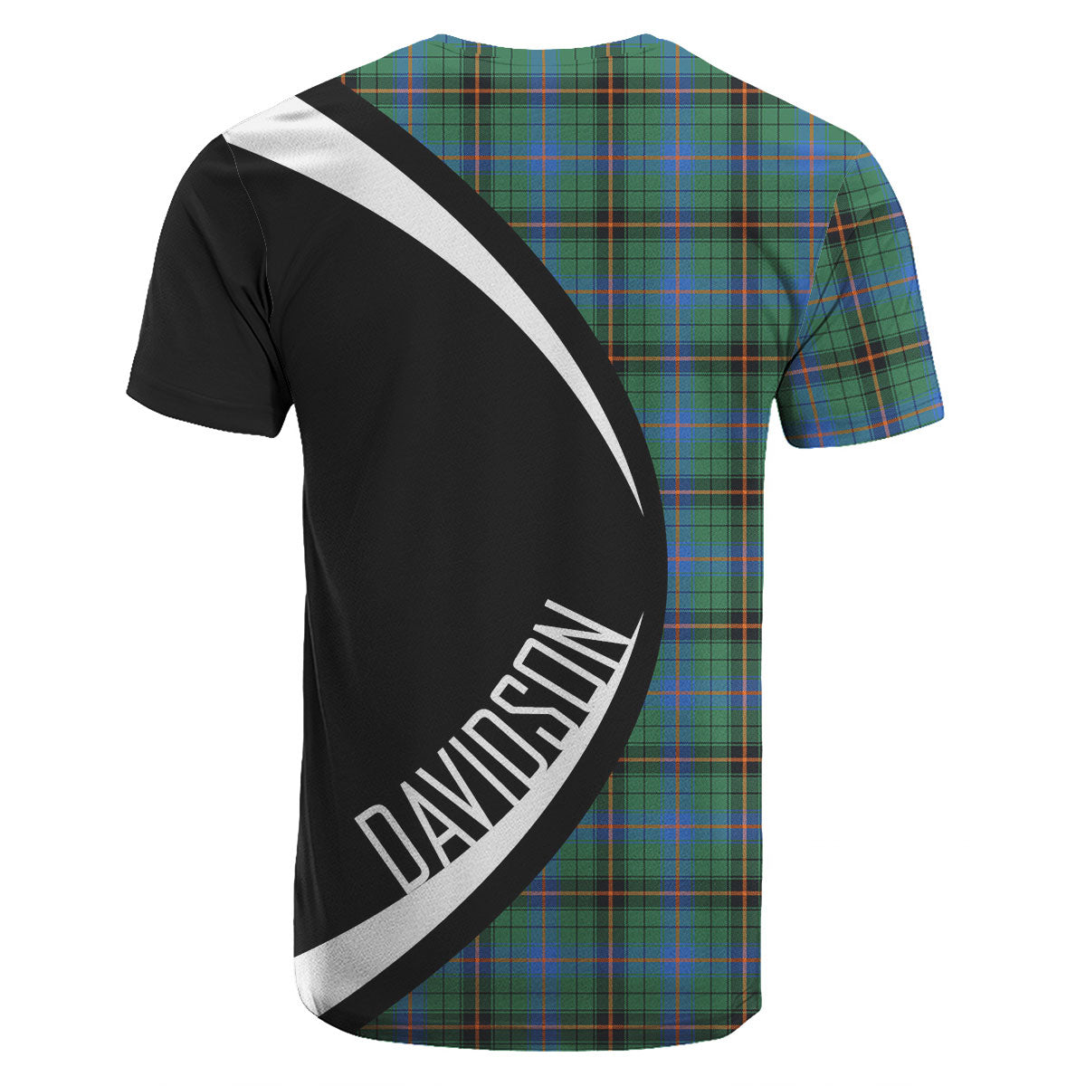 Davidson Ancient Tartan Crest T-shirt - Circle Style