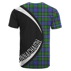 Donnachaidh Tartan Crest T-shirt - Circle Style