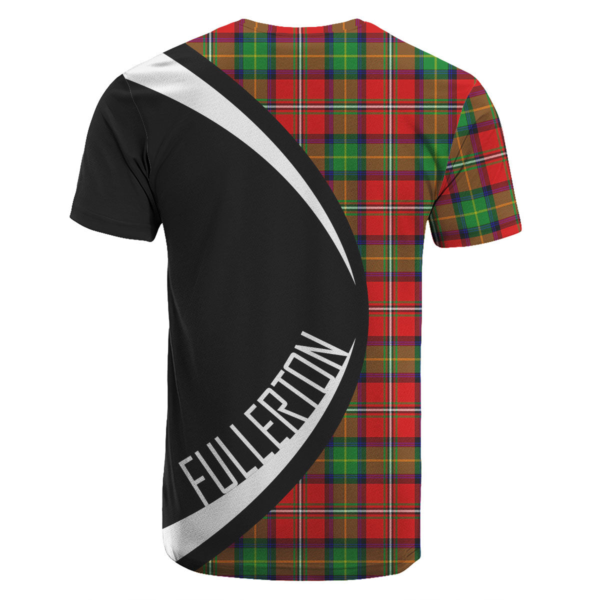 Fullerton Tartan Crest T-shirt - Circle Style