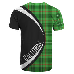 Galloway District Tartan Crest T-shirt - Circle Style