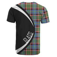 Glass Tartan Crest T-shirt - Circle Style
