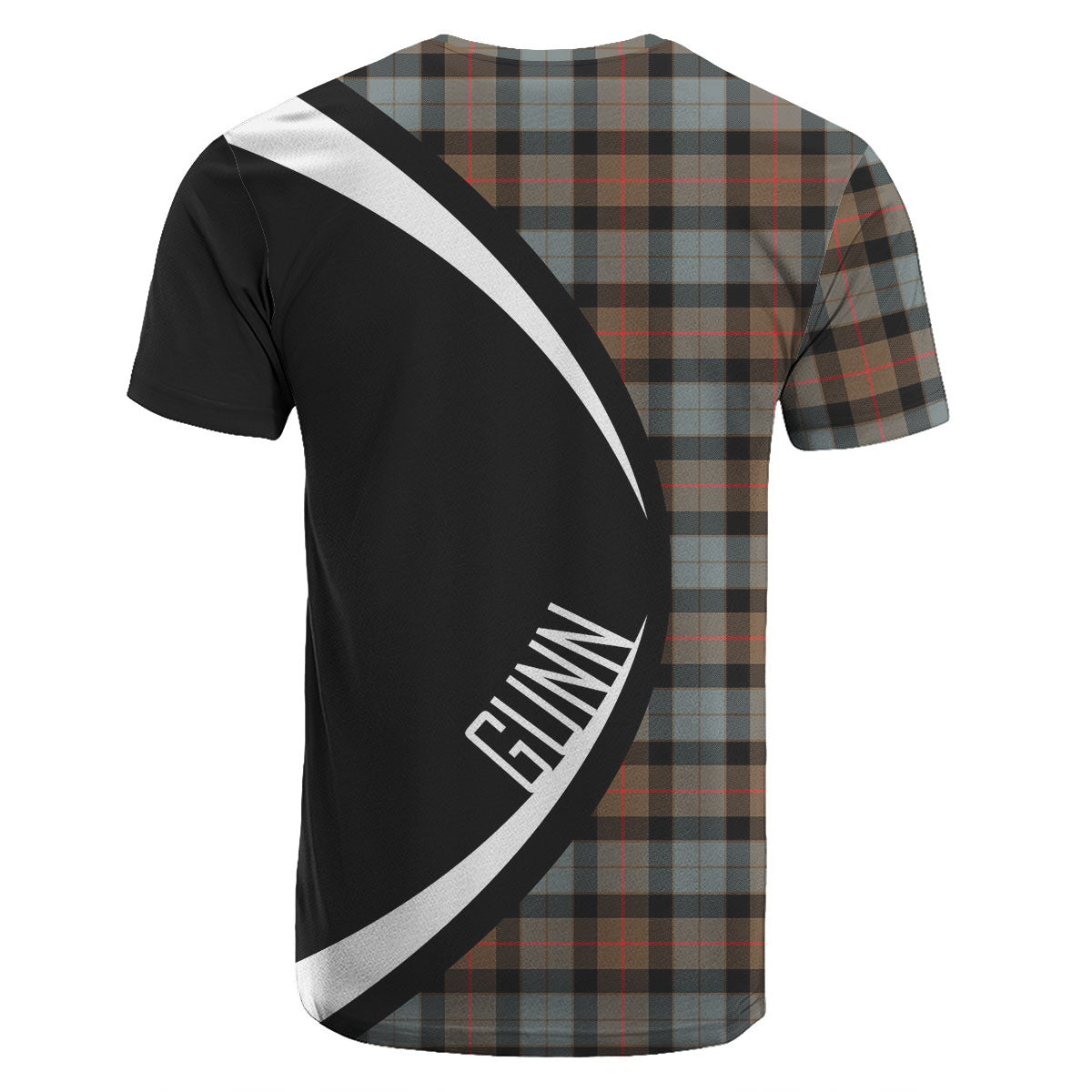 Gunn Weathered Tartan Crest T-shirt - Circle Style