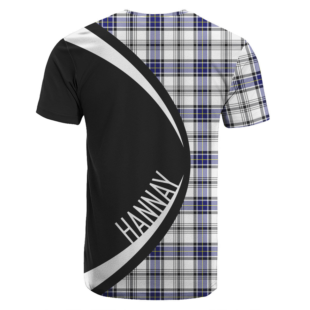 Hannay Modern Tartan Crest T-shirt - Circle Style