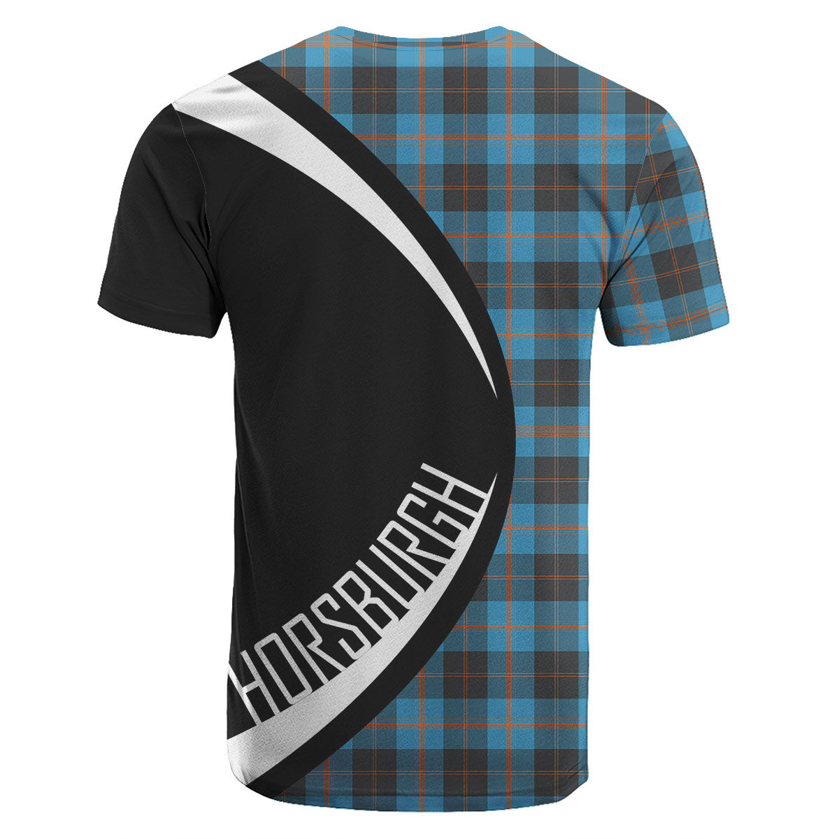 Horsburgh Tartan Crest T-shirt - Circle Style