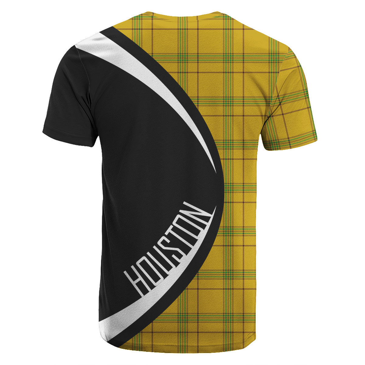 Houston Tartan Crest T-shirt - Circle Style