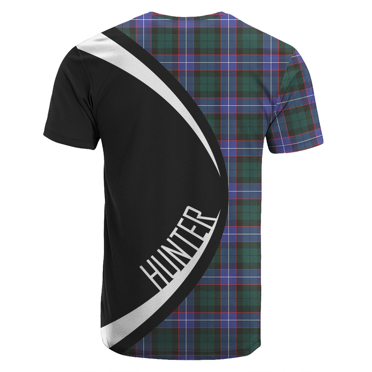 Hunter Modern Tartan Crest T-shirt - Circle Style