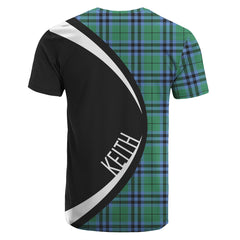 Keith Ancient Tartan Crest T-shirt - Circle Style