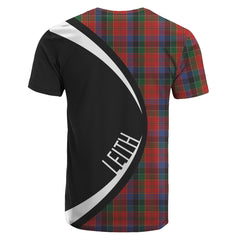 Leith Tartan Crest T-shirt - Circle Style