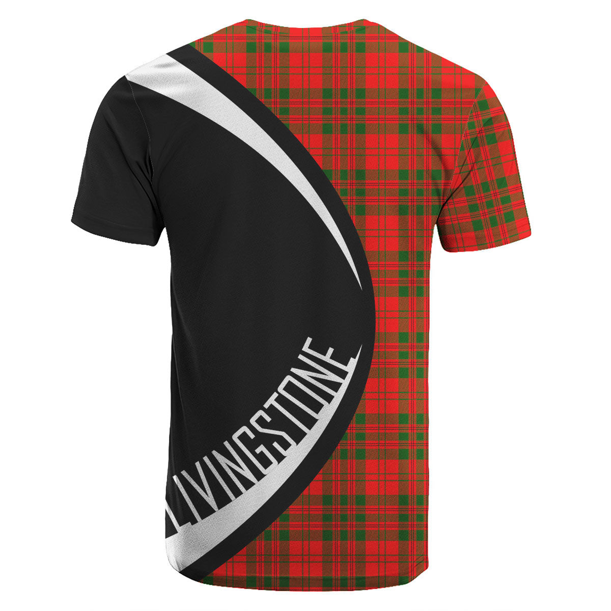 Livingstone Tartan Crest T-shirt - Circle Style