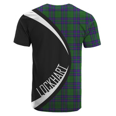 Lockhart Modern Tartan Crest T-shirt - Circle Style