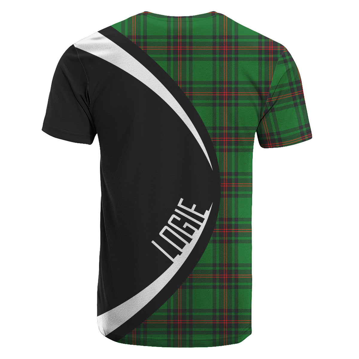 Logie Tartan Crest T-shirt - Circle Style