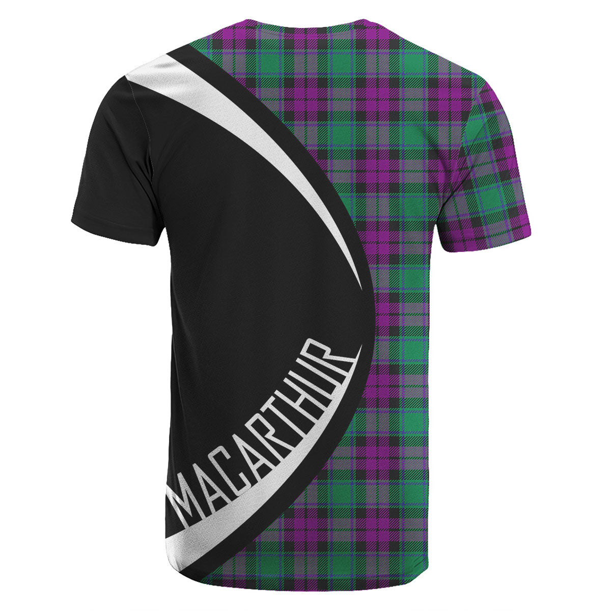 MacArthur – Milton Tartan Crest T-shirt - Circle Style