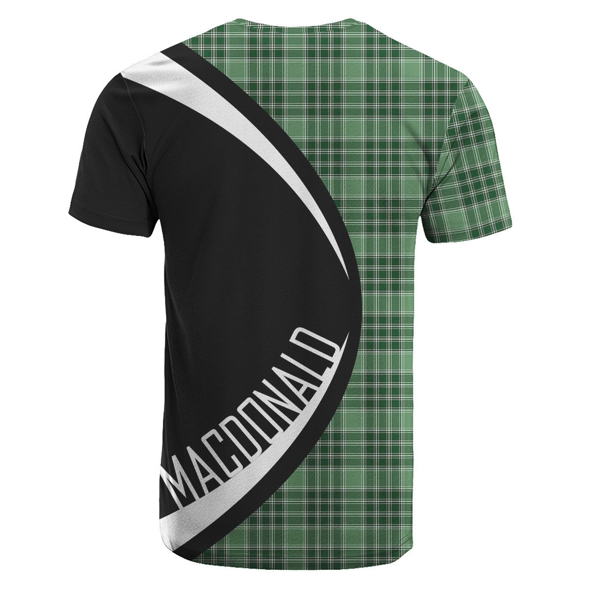 MacDonald Lord of the Isles Hunting Tartan Crest T-shirt - Circle Style